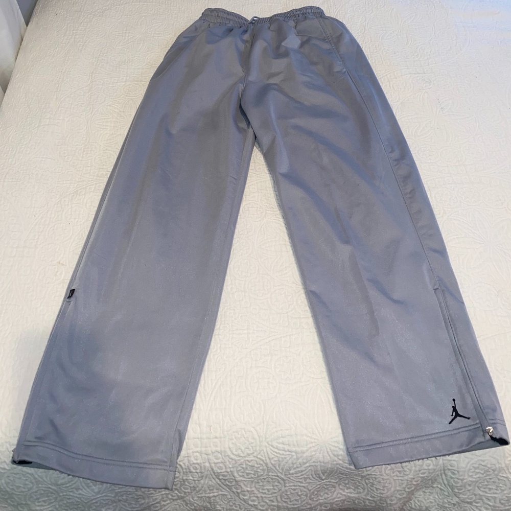 Jordan pants color gray color silver size medium